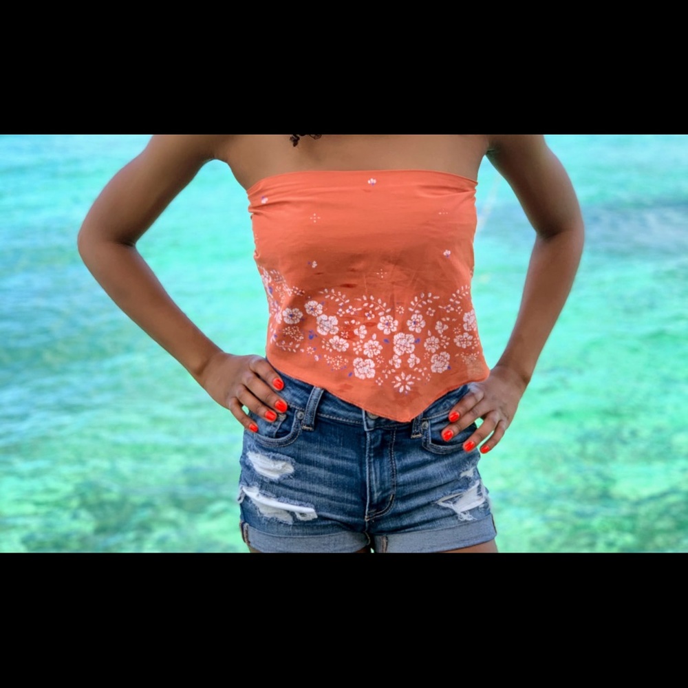 Bandeau crop top